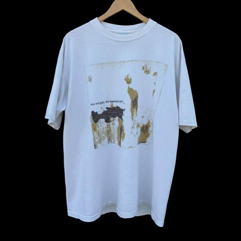 Nine Inch Nails Halo 8 White And Brown Band Tee